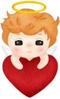 Cupido cartone animato charactor acquerello png