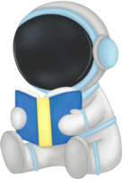 astronauta dibujos animados acuarela png