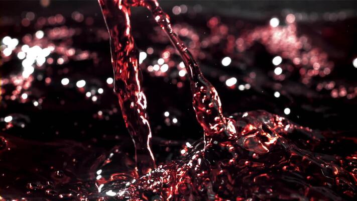 Dark Blood with Bubbles. Footage. Thick Blood with Bubbles Flows Slowly in  Dark Stock Video - Video of flow, dark: 226464079