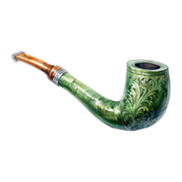 AI generated Smoking Pipe Illustration png