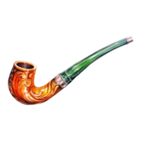 AI generated Smoking Pipe Illustration png