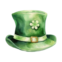 AI generated Leprechaun Hat Illustration png