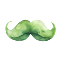 AI generated Leprechaun Mustache Illustration png