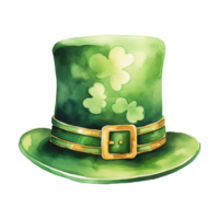 AI generated Leprechaun Hat Illustration png