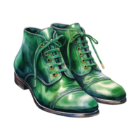 AI generated Leprechaun Shoes Illustration png