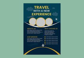 TRAVEL FLYER DESIGN vector