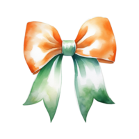 AI generated Irish Ribbon Illustration png