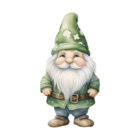 ai genererad grön gnome illustration png