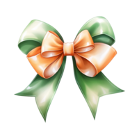 AI generated Irish Ribbon Illustration png