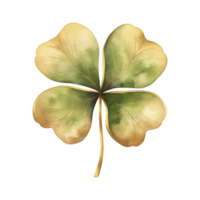 AI generated Clover Leaf Illustration png