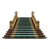 AI generated Grand staircase isolated png