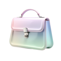 AI generated woman fashion pink handbag png