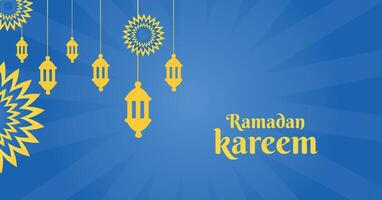 Ramadan Kareem Social Media Banner Template vector