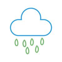 Rain Cloud Vector Icon