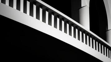 ai generado un monocromo arquitectónico detalle con fuerte composición foto