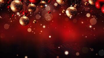 AI generated Dynamic digital holiday art inviting virtual holiday celebration photo