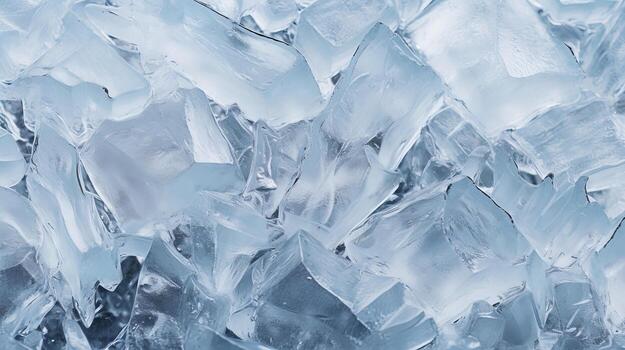AI generated A closeup of textured ice with intricate patterns photo