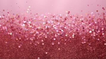 AI generated A pink glitter background for a touch of sparkle photo