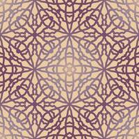 Abstract monochrome vector ornament in oriental style. Ornamental pattern. Arabic seamless pattern. Moroccan background.