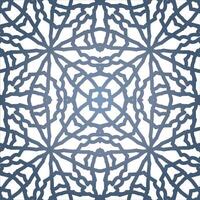 Abstract monochrome vector ornament in oriental style. Ornamental pattern. Arabic seamless pattern. Moroccan background.