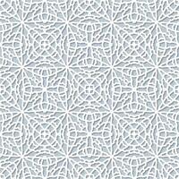 Abstract monochrome vector ornament in oriental style. Ornamental pattern. Arabic seamless pattern. Moroccan background.