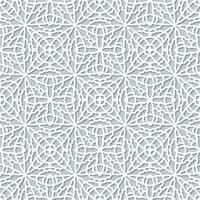 Abstract monochrome vector ornament in oriental style. Ornamental pattern. Arabic seamless pattern. Moroccan background.