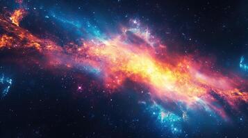 AI generated Uncover the wonders of outer space, a cosmic tapestry of awe. Ai Generated photo