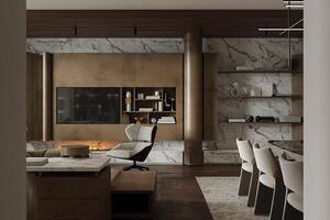 Dining that embraces Scandinavian design principles, blending elegance with functionality. photo