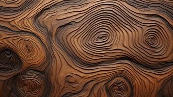 AI generated Delve into the organic warmth of a wooden cut texture. Ai Generated photo