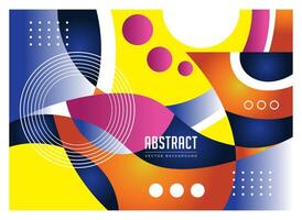 abstract background templates colorful collection elegant geometry vector