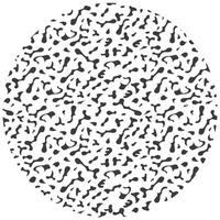 Vector Abstract Amorphous Round Pattern Illustration Isolated On A White Background.