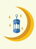 Lantern simple illustration vector