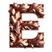 AI generated Isolated 3D Letter on a Clear PNG Canva