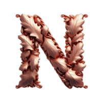 AI generated Isolated 3D Letter on a Clear PNG Canva