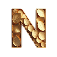 AI generated Isolated 3D Letter on a Clear PNG Canva