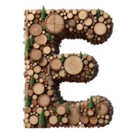 AI generated Isolated 3D Letter on a Clear PNG Canva