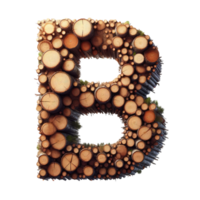 AI generated Isolated 3D Letter on a Clear PNG Canva