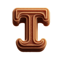 AI generated Isolated 3D Letter on a Clear PNG Canva
