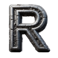 AI generated Isolated 3D Letter on a Clear PNG Canva