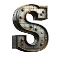 AI generated Isolated 3D Letter on a Clear PNG Canva