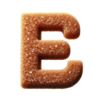 AI generated Isolated 3D Letter on a Clear PNG Canva