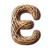 AI generated Isolated 3D Letter on a Clear PNG Canva