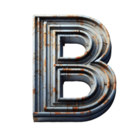 AI generated Isolated 3D Letter on a Clear PNG Canva