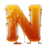 AI generated Isolated 3D Letter on a Clear PNG Canva