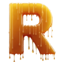 AI generated Isolated 3D Letter on a Clear PNG Canva