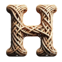 AI generated Isolated 3D Letter on a Clear PNG Canva