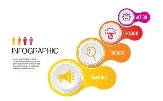 infographic template 4 step for business direction, marketing strategy, diagram, data, glowth, arrow timeline, for presentation report and progress vector