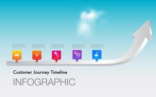 Infographic template for business Steps processes ,Modern Timeline diagram with roadmap milestone and journey concept, for presentation vector