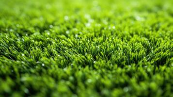 AI generated Artificial grass provides a lush and maintenance-free alternative, Ai Generated. photo