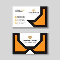 Professional creative corporate modern business card design template vector